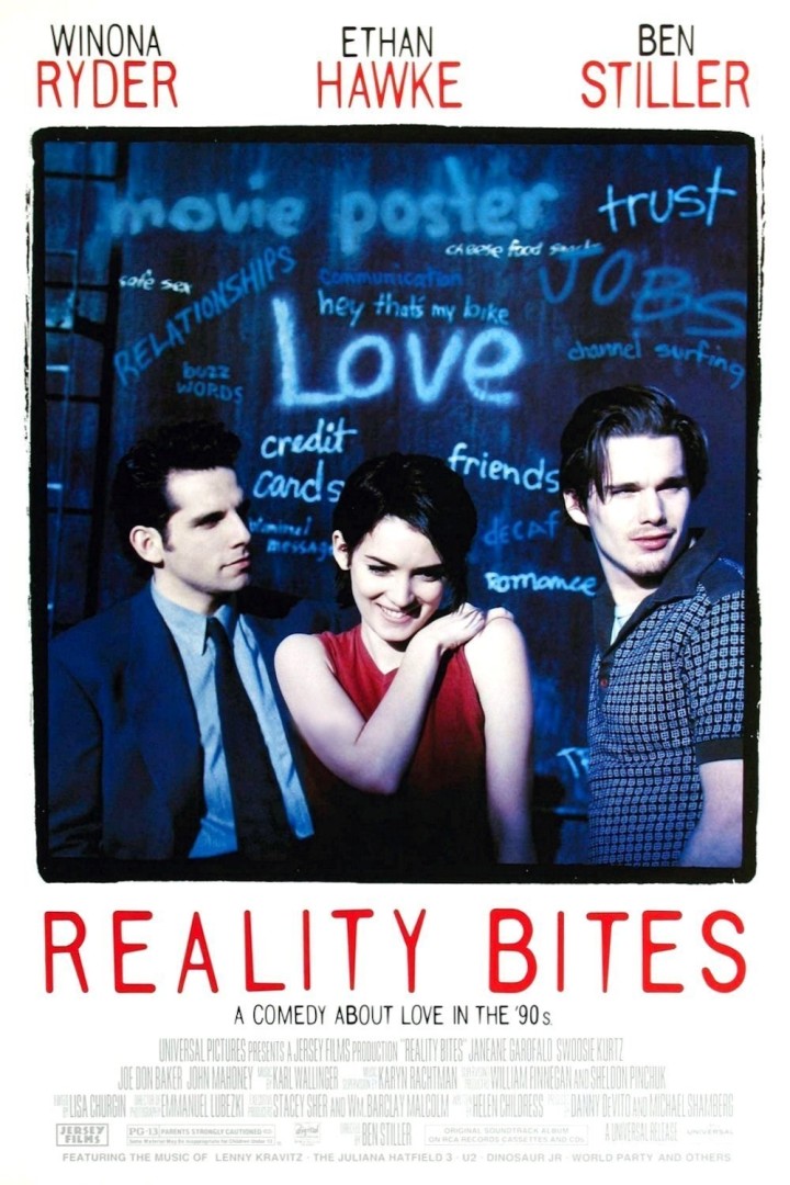La locandina del film Reality Bytes, un cult degli anni 90