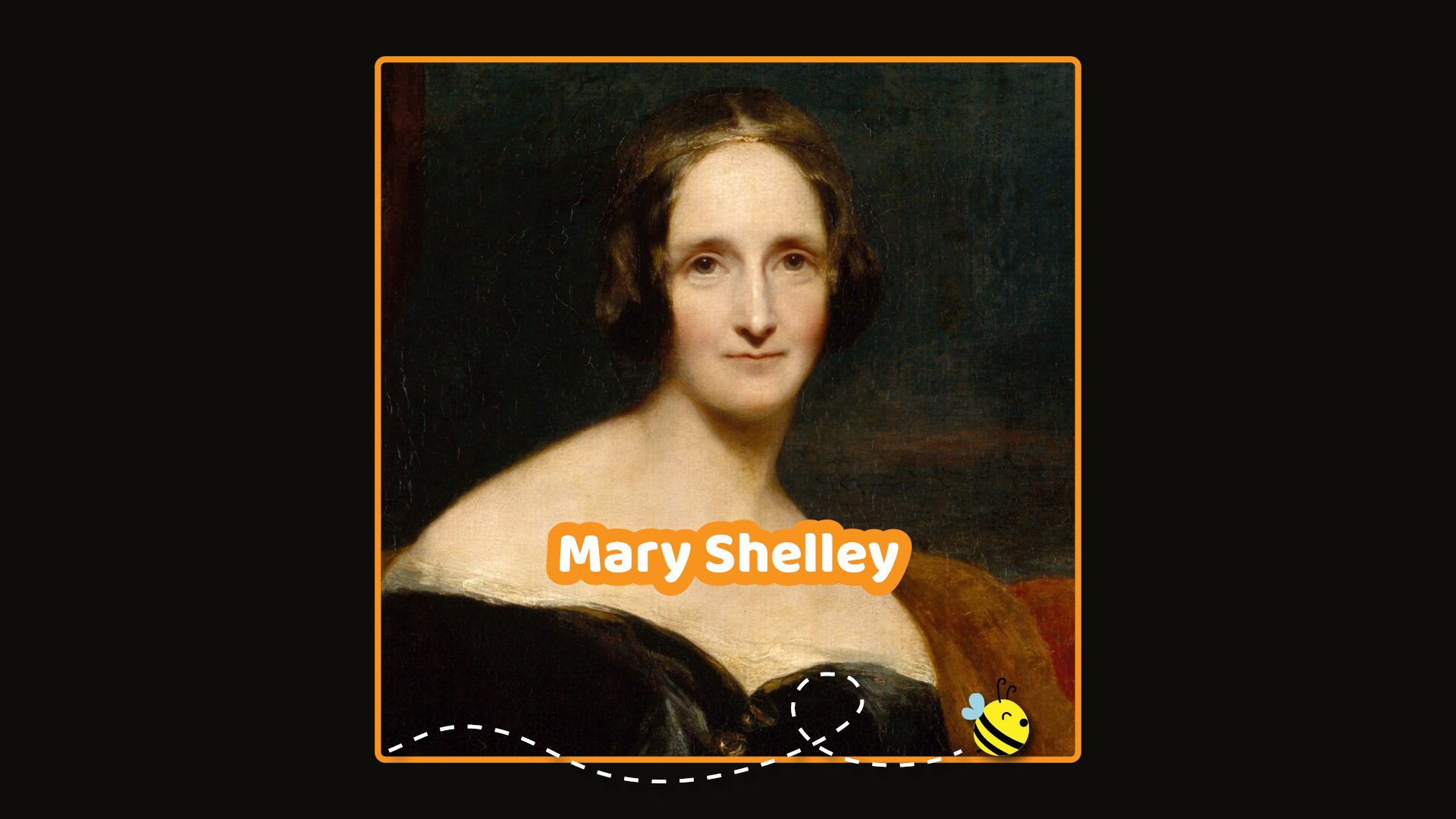 Ritratto di Mary Wollstonecraft Shelley ad opera di Richard Rothwell reso pubblico nel 140 e conservato nel National Portrait gallery a Londra