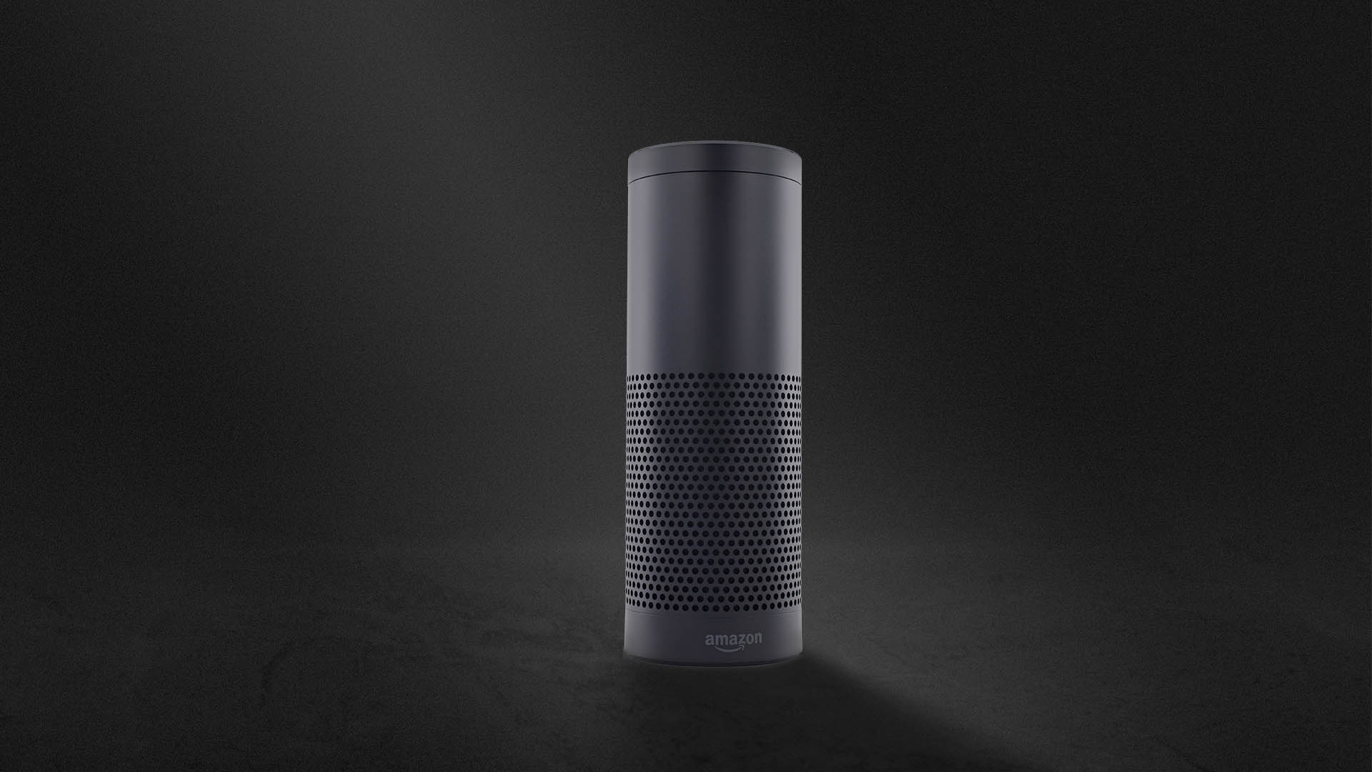 La prima versione di Alexa Echo del 2014.