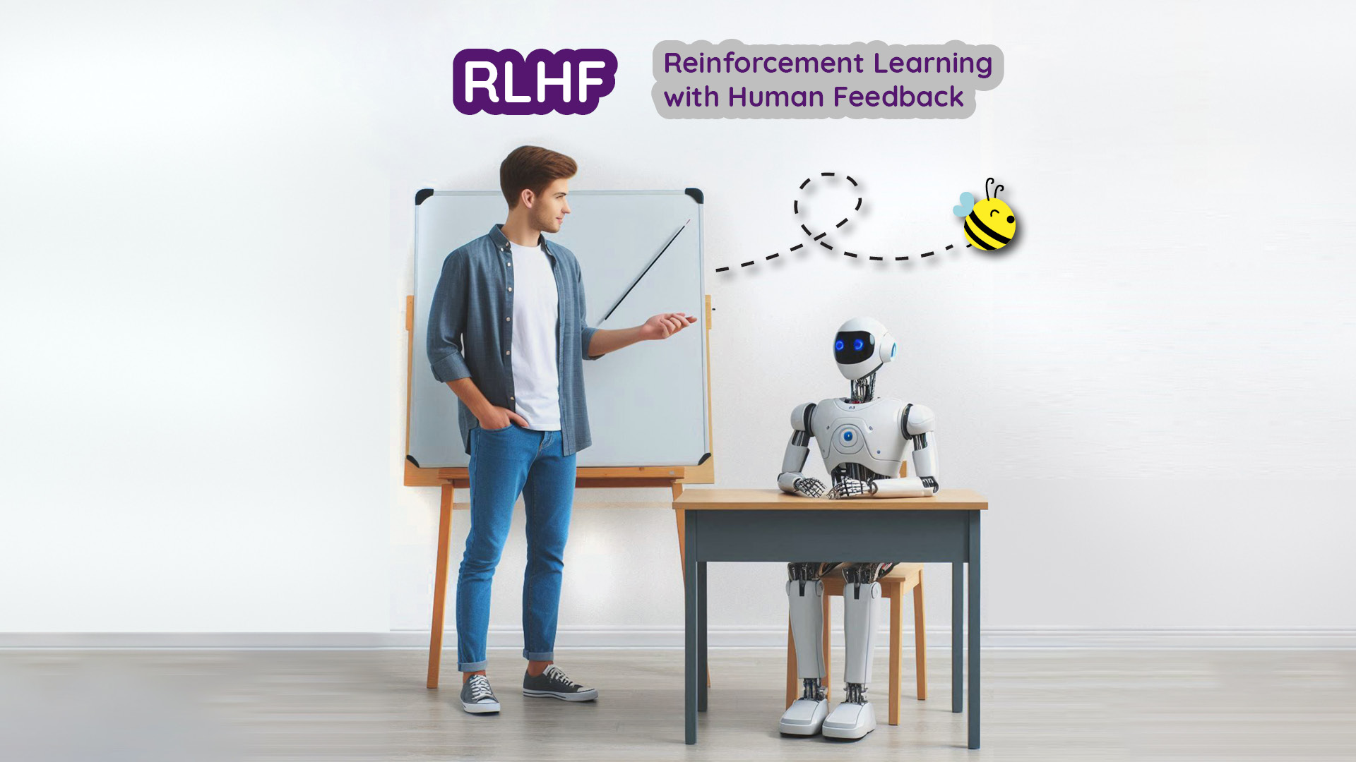 Il RLHF  il feedback dell'uomo nel processo di apprendimento automatico degli Agenti di Intelligenza Artificiale